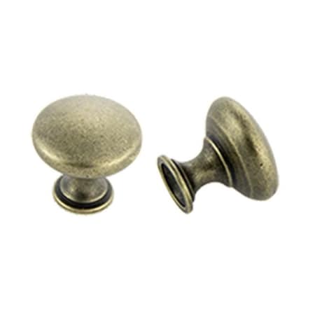Crown 1-1/16" Diecast Cabinet Knob Antique Brass Finish CHK910AB